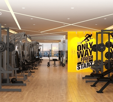 Dịch vụ thi công không gian phòng Gym thế hệ mới 