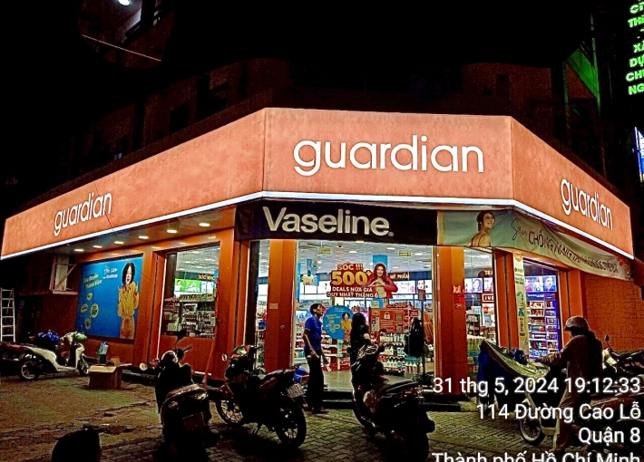 Đối tác thương hiệu mới- GUARDIAN - Thi công cải tạo mặt tiền biển hiệu