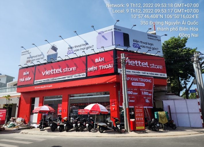 Viettel Nguyễn Ái Quốc - Biên Hoà - Cải tạo mặt biển cũ thành như mới với kỹ thuật sơn đạt chuẩn