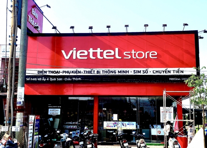 Dự án thi công sơn cải tạo chuỗi cửa hàng Viettel