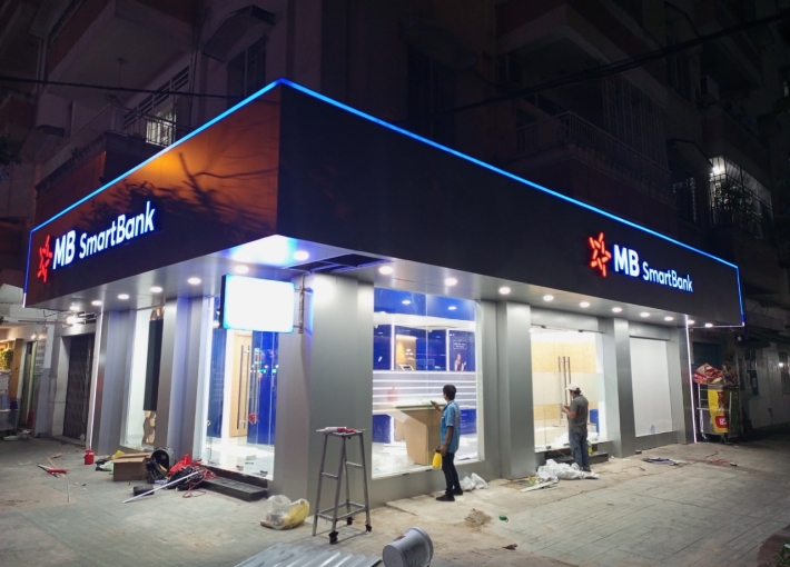 Dự án thi công Smartbank MB Phan Xích Long 